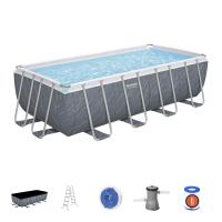Bestway 56996 BW Каркасный бассейн Power Steel 488х244х122см, 11532л, фил.-насос 3028л/ч, лестница, тент, попл.-доз. Bestway 56996 BW Каркасный бассейн Power Steel 488х244х122см, 11532л, фил.-насос 3028л/ч, лестница, тент, попл.-доз.