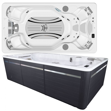 Спа бассейн с противотоком Hydropool AquaTrainer 14 AX